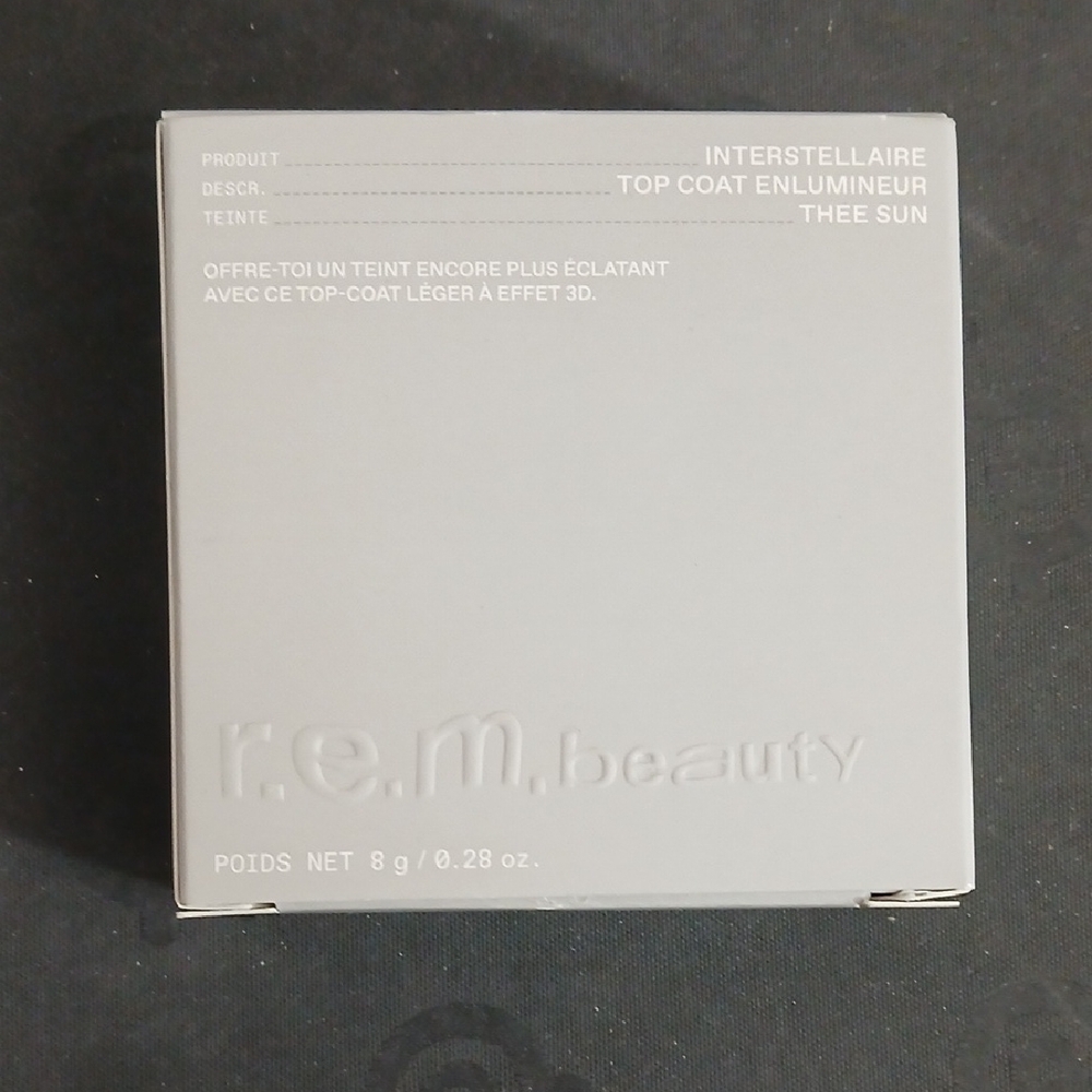 R.e.m Beauty Interstellaire Top Coat Enlumineur - Thee Sun NIB